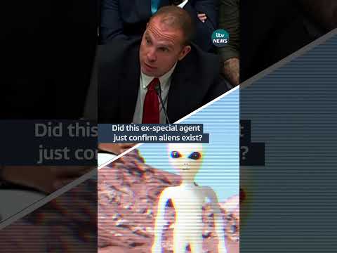 Did this ex-special agent just confirm aliens exist? #aliens #ufo #usa #space #congress